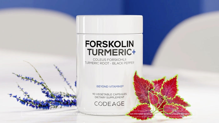 Formule de supplément de forskoline avec curcuma et poivre noir
