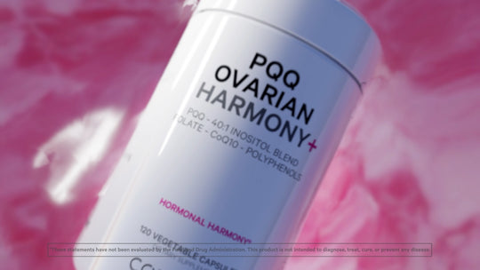 PQQ Ovarian Harmony+ con inositol para apoyar la salud de la mujer