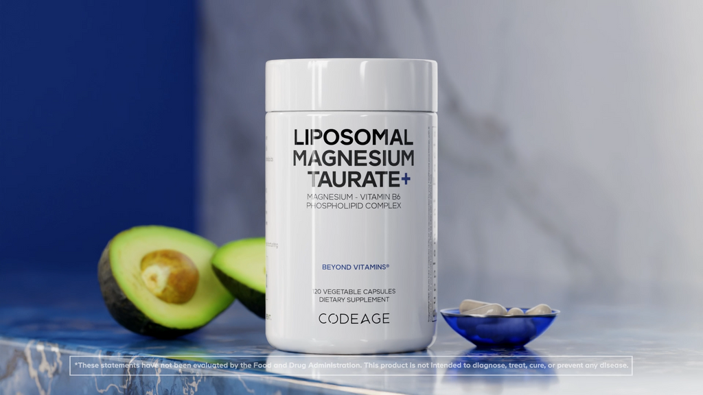 Taurato de magnesio liposomal+ para aliviar el estrés, aumentar la energía y mejorar el rendimiento