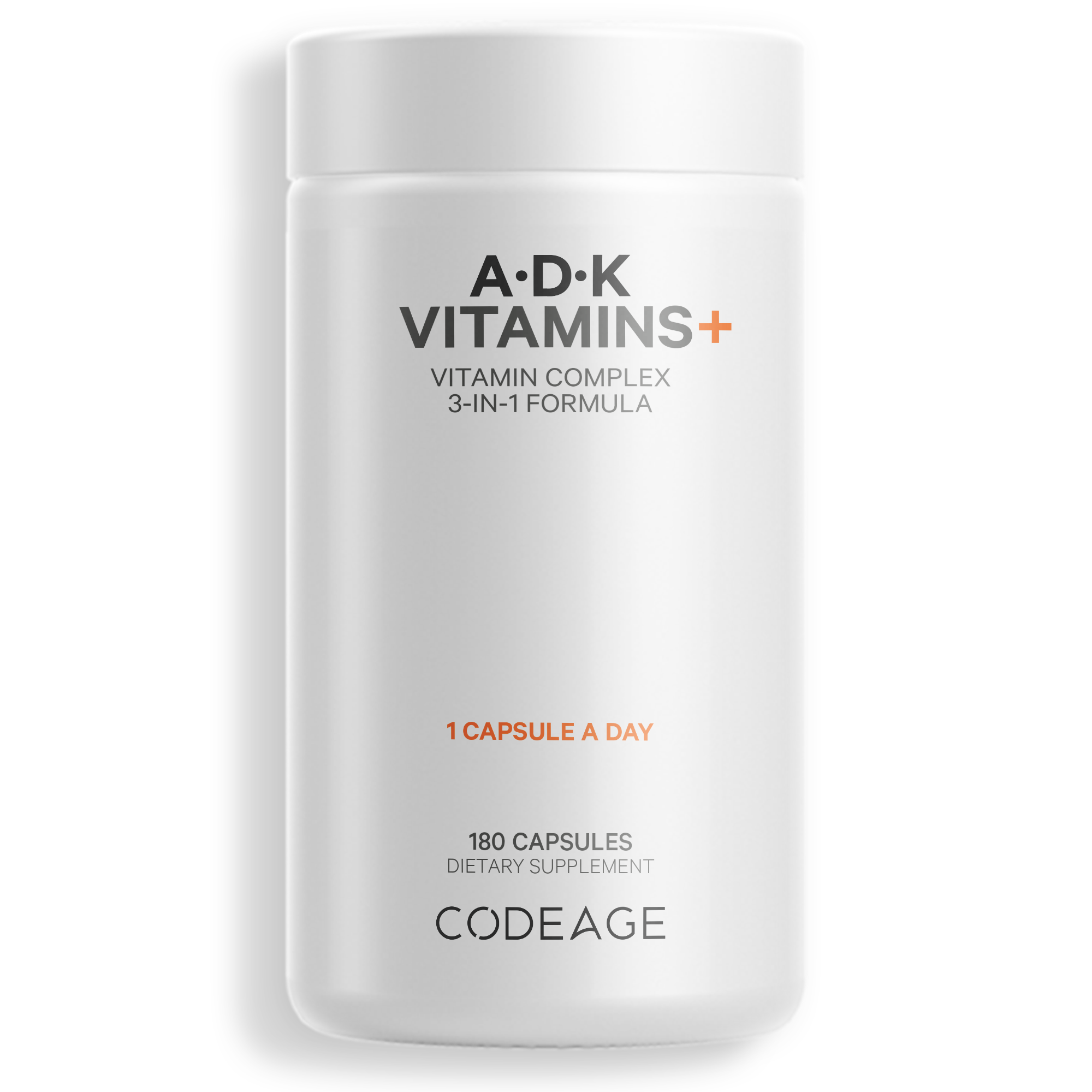 Codeage ADK Multivitamins Vitamins A D K Supplement Front