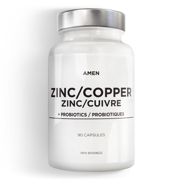 Amen Zinc Copper with Probiotics CA