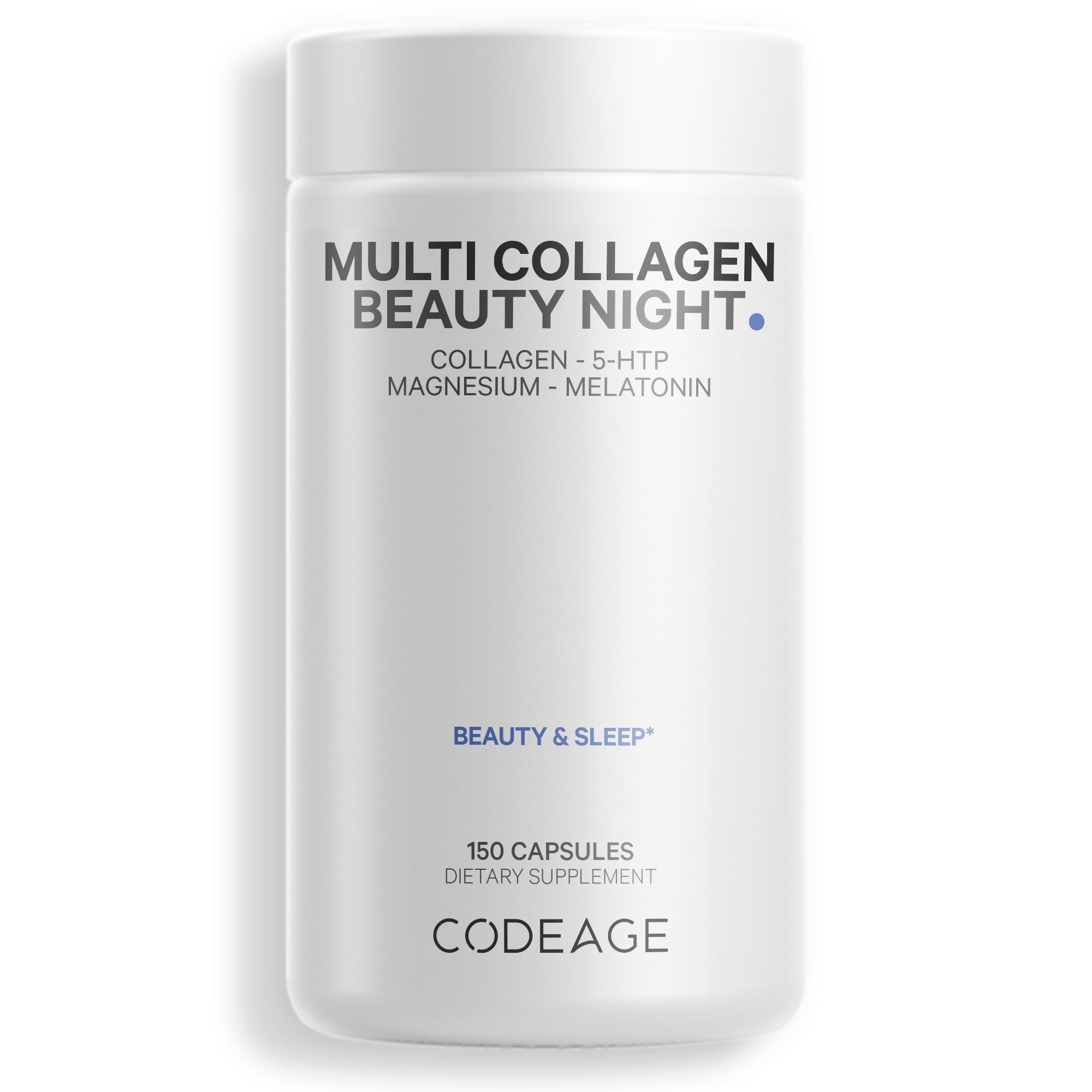 Codeage Multi Collagen Beauty Night Melatonin Supplement front