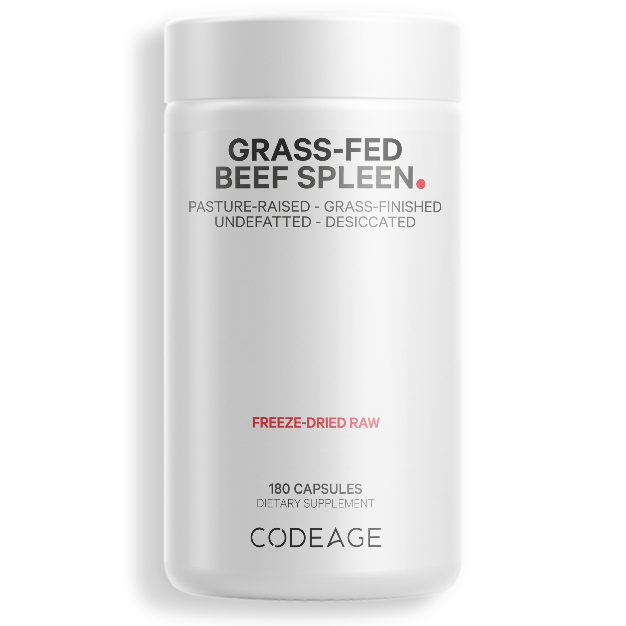 Codeage Grass Fed Pasture Raised Beef Spleen Bovine Superfood Glandular Extracts Supplement