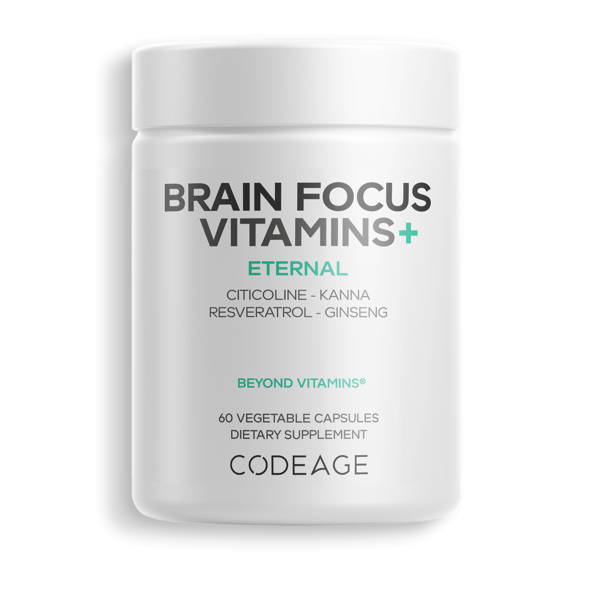 Codeage Brain Focus Vitamins Supplement Formula