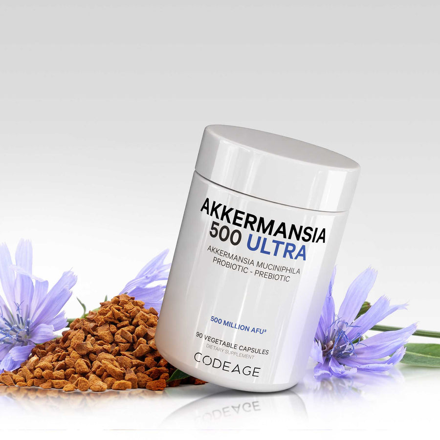 Codeage Akkermansia Supplement Chicory Inulin 500 Millions AFUs capsule