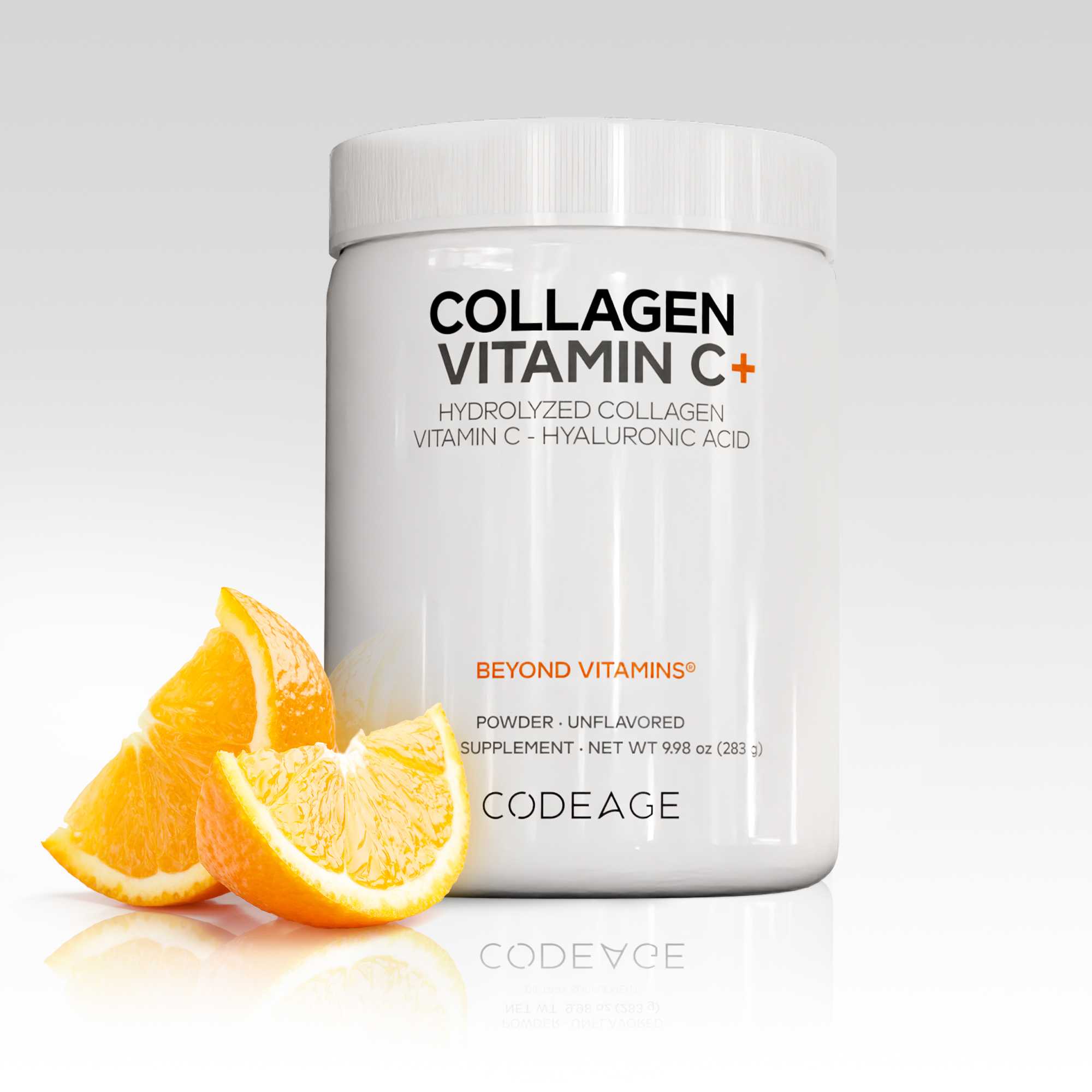 Codeage Collagen Vitamin C Powder Supplement Facts 18 Amino Acids woman portrait