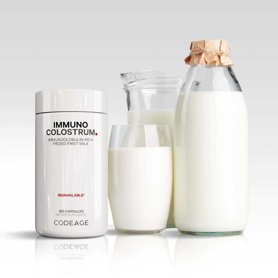 Codeage Immuno Colostrum Grass-fed freeze-dried colostrum supplement prized first milk