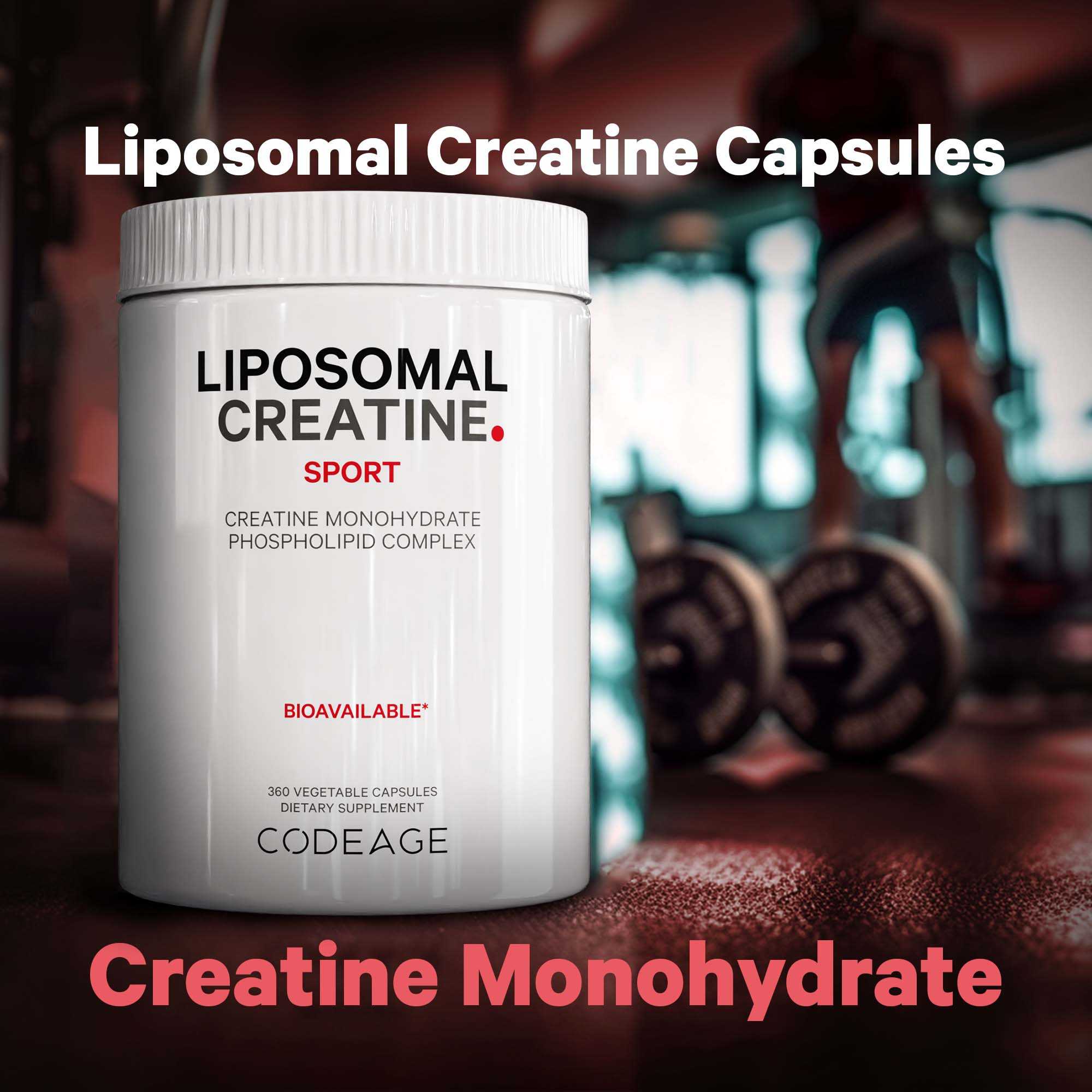 Codeage Liposomal Creatine Monohydrate Capsules Supplement 2