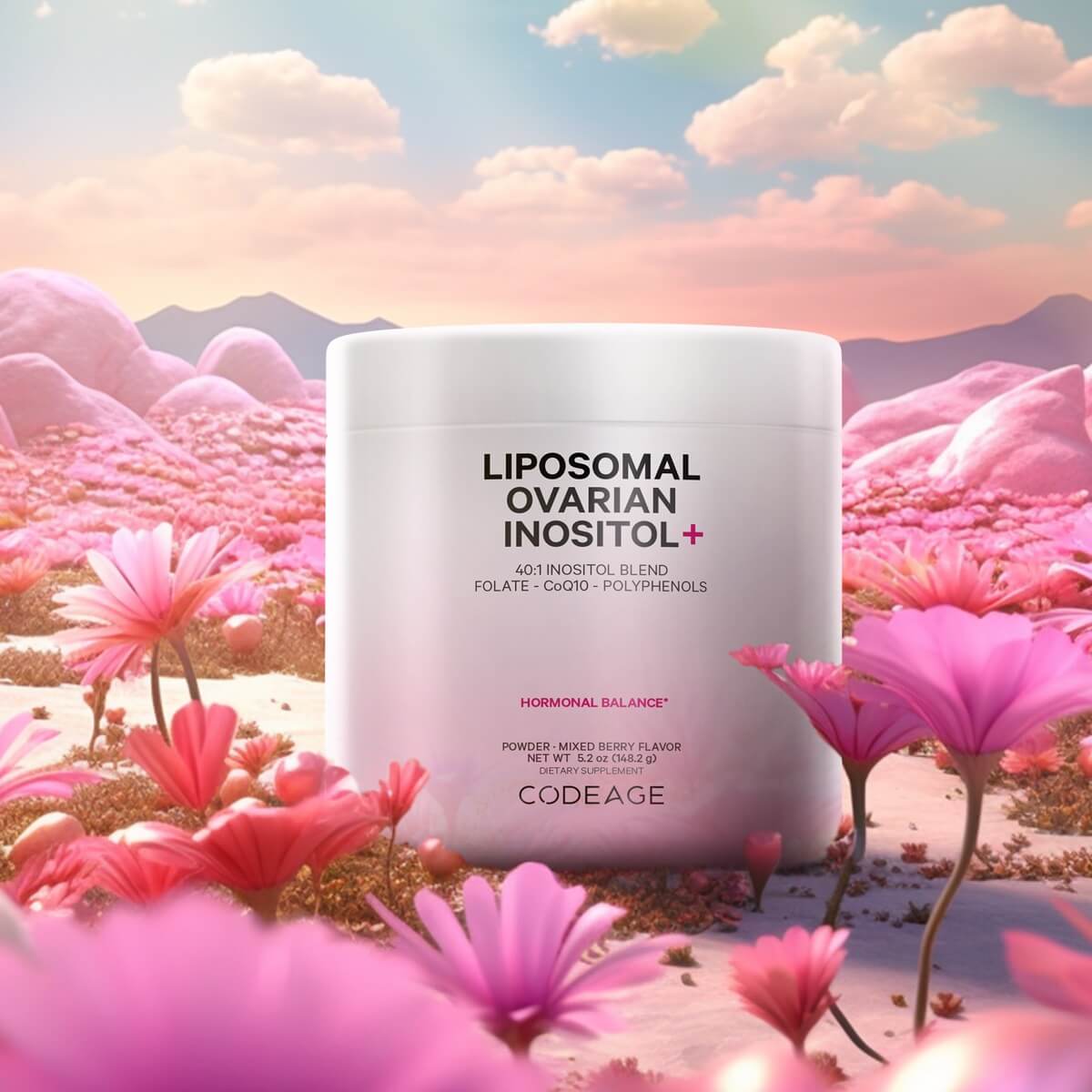 Codeage Liposomal Ovarian Inositol Powder