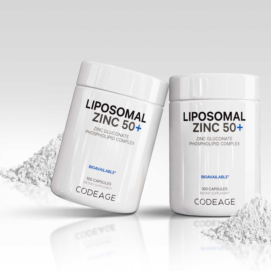 Codeage Liposomal Zinc 50mg Gluconate SupplementCodeage Liposomal Zinc 50mg Gluconate Supplement facts