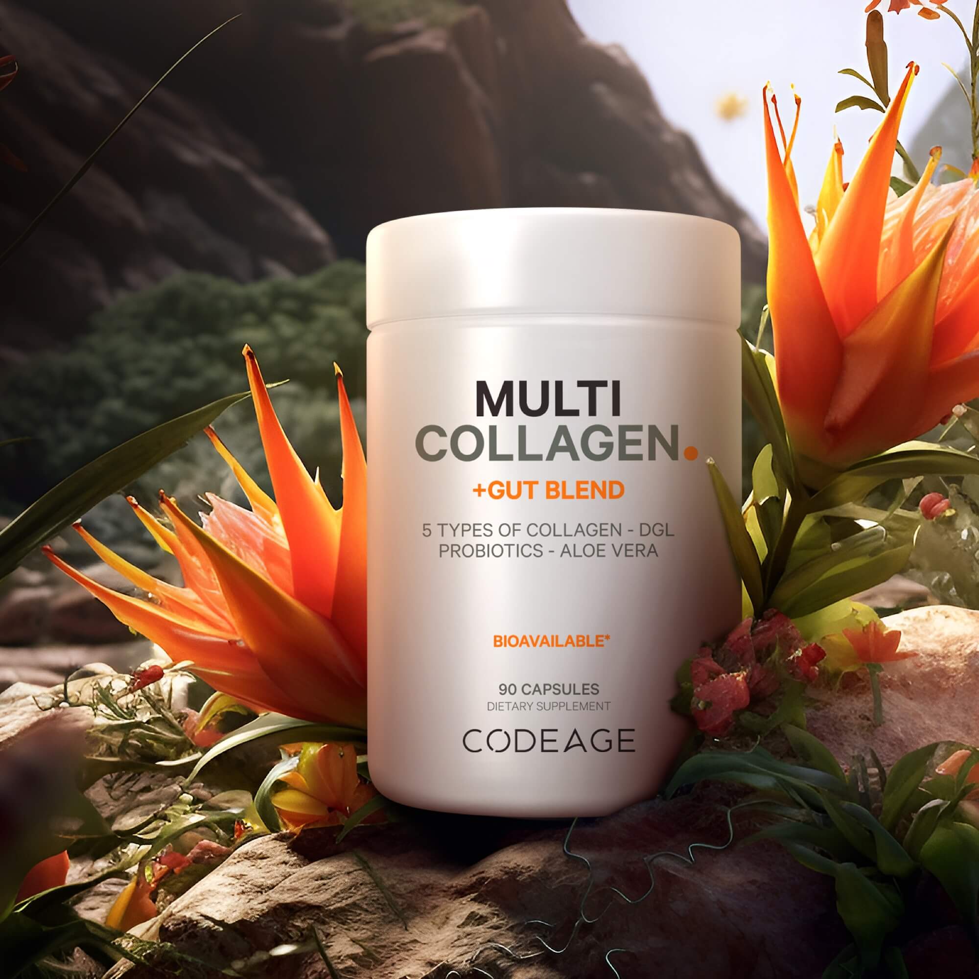 Codeage Multi Collagen Gut Health Probiotics Supplement 2