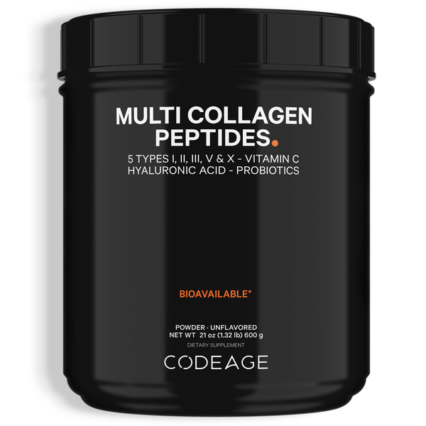 Multi Collagen Peptides Powder + Probiotics Black Edition Large