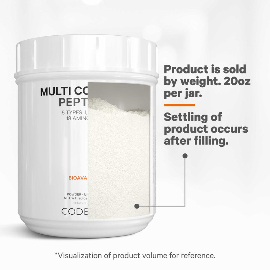 Codeage Multi Collagen Powder Peptides Nutrition Supplement
