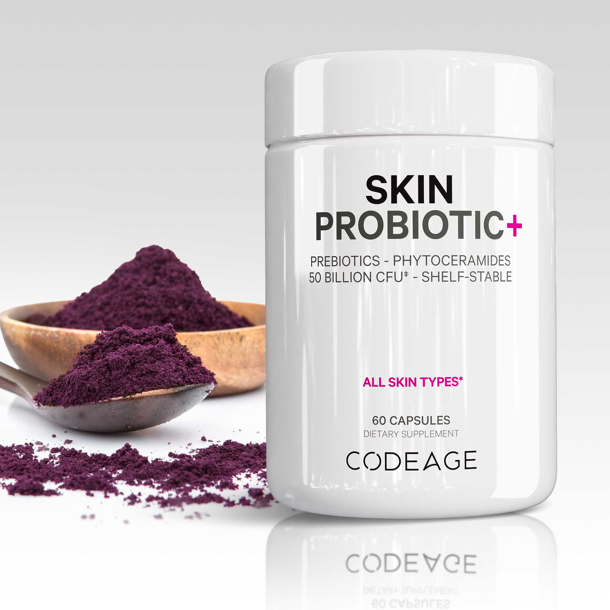 Codeage Skin Probiotics Acai Ginger Camu Camu