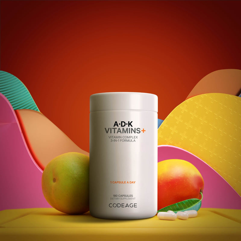 Codeage ADK Vitamins with fruit