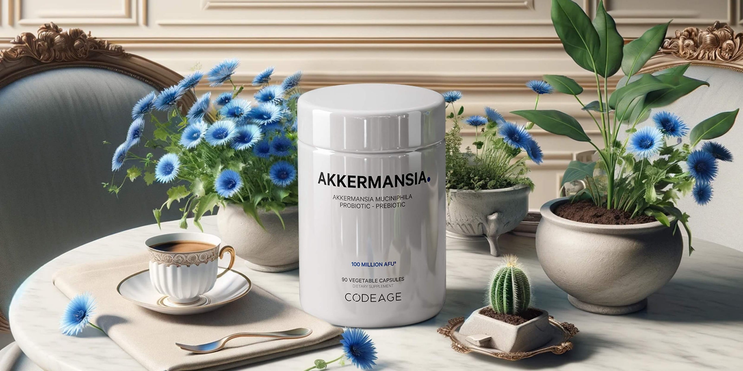 Codeage Akkermansia Supplement with plants