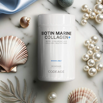 Wild Caught Biotin Marine Collagen Peptides Capsules