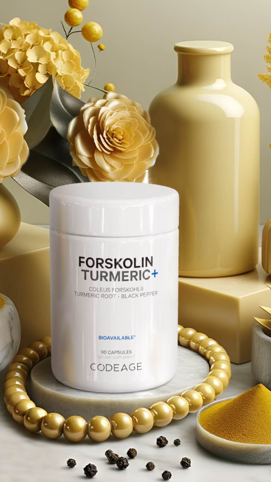 Codeage Forskolin Turmeric Supplements Mobile