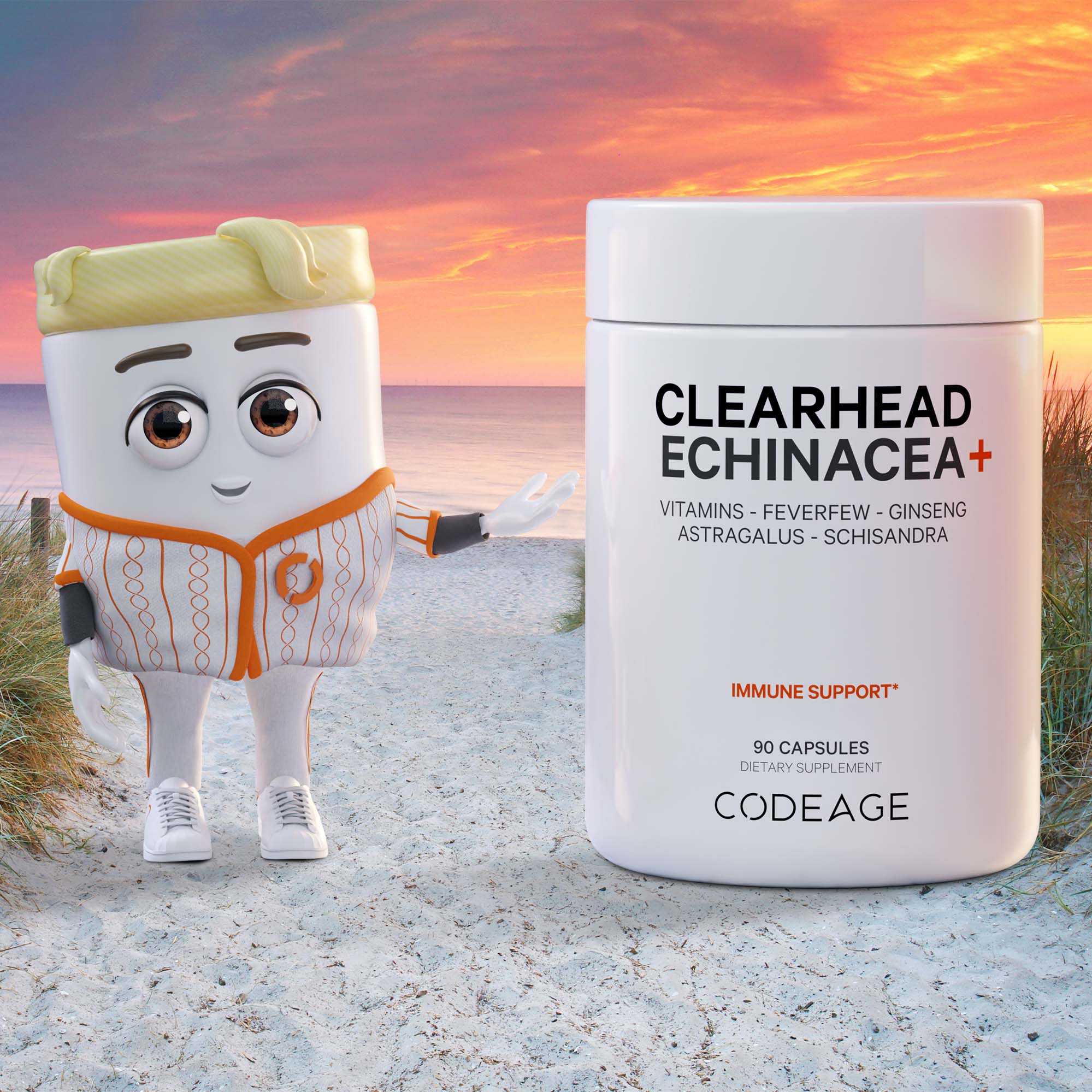 Codeage Clearhead Echinacea Supplement