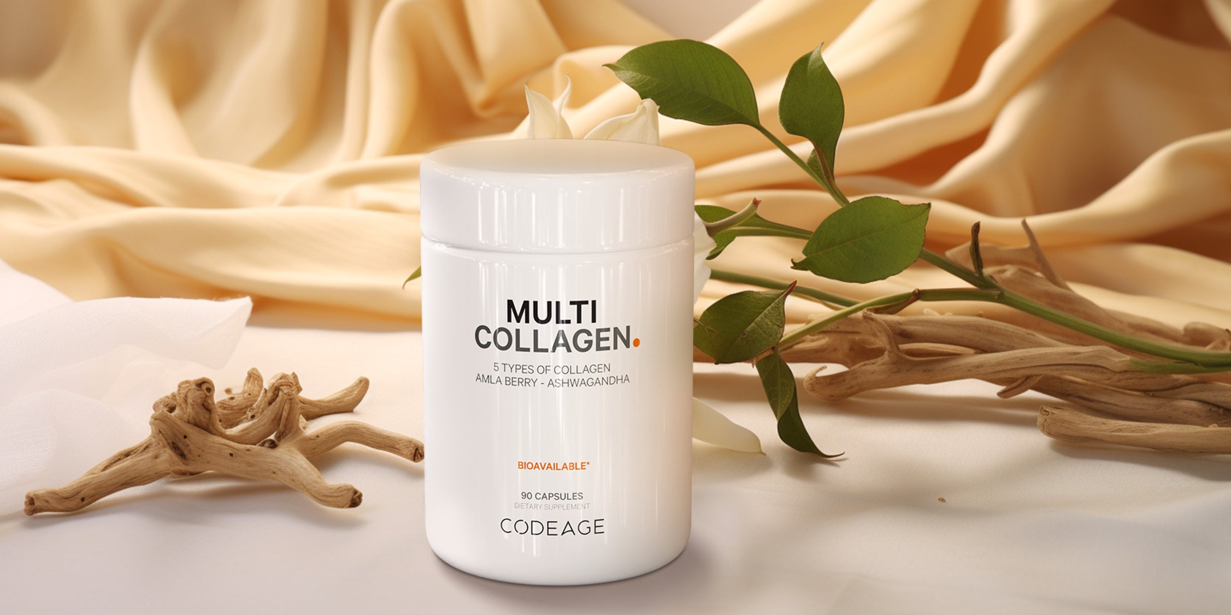 Codeage Multi Collagen Capsules Supplement solo shot