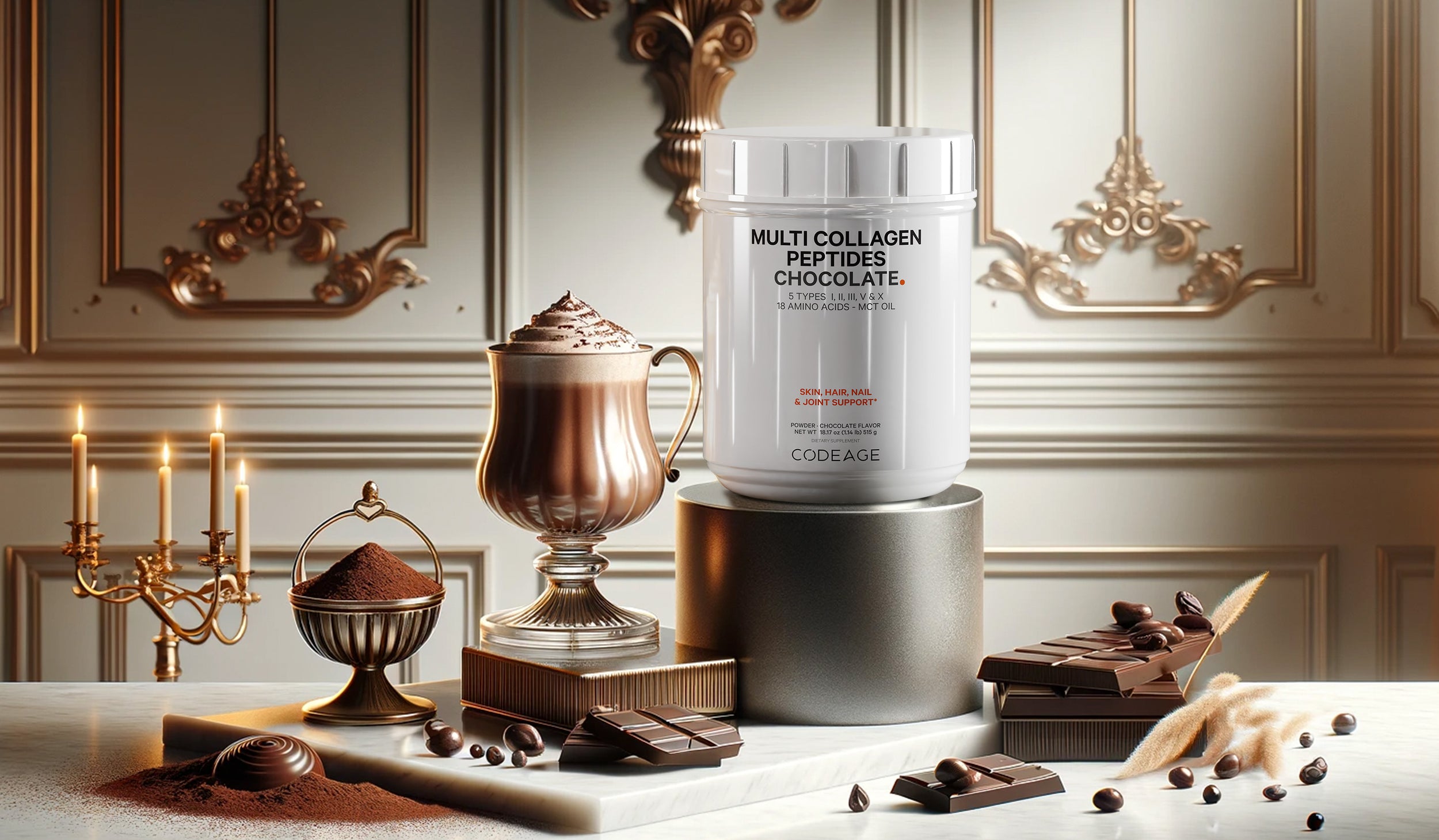 Codeage Multi Collagen Peptides Chocolate