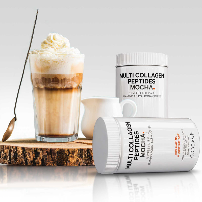 Codeage Multi Collagen Mocha Powder Supplement