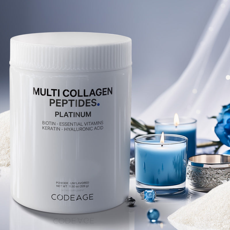 Codeage Multi Collagen Platinum Supplement with powder