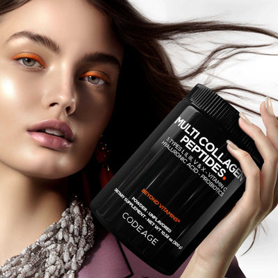 Multi Collagen Peptides Powder + Probiotics Black Edition