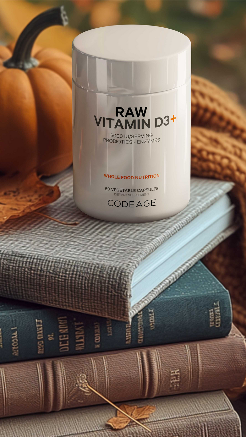 Codeage Raw Vitamin D3 Supplement