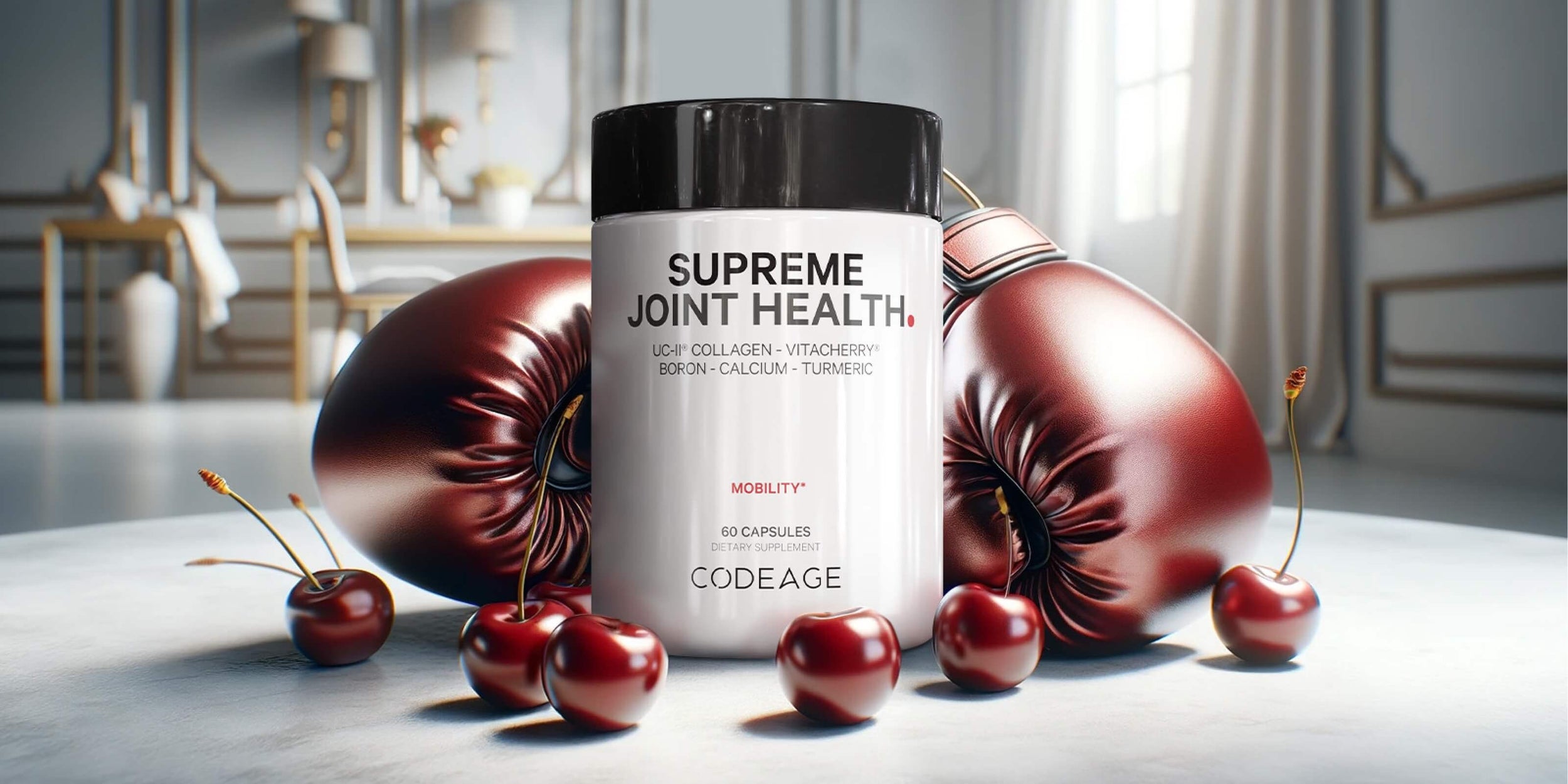 Codeage Supreme Joint Health Supplement Undenatured Collagen VitaCherry Sport Formula product