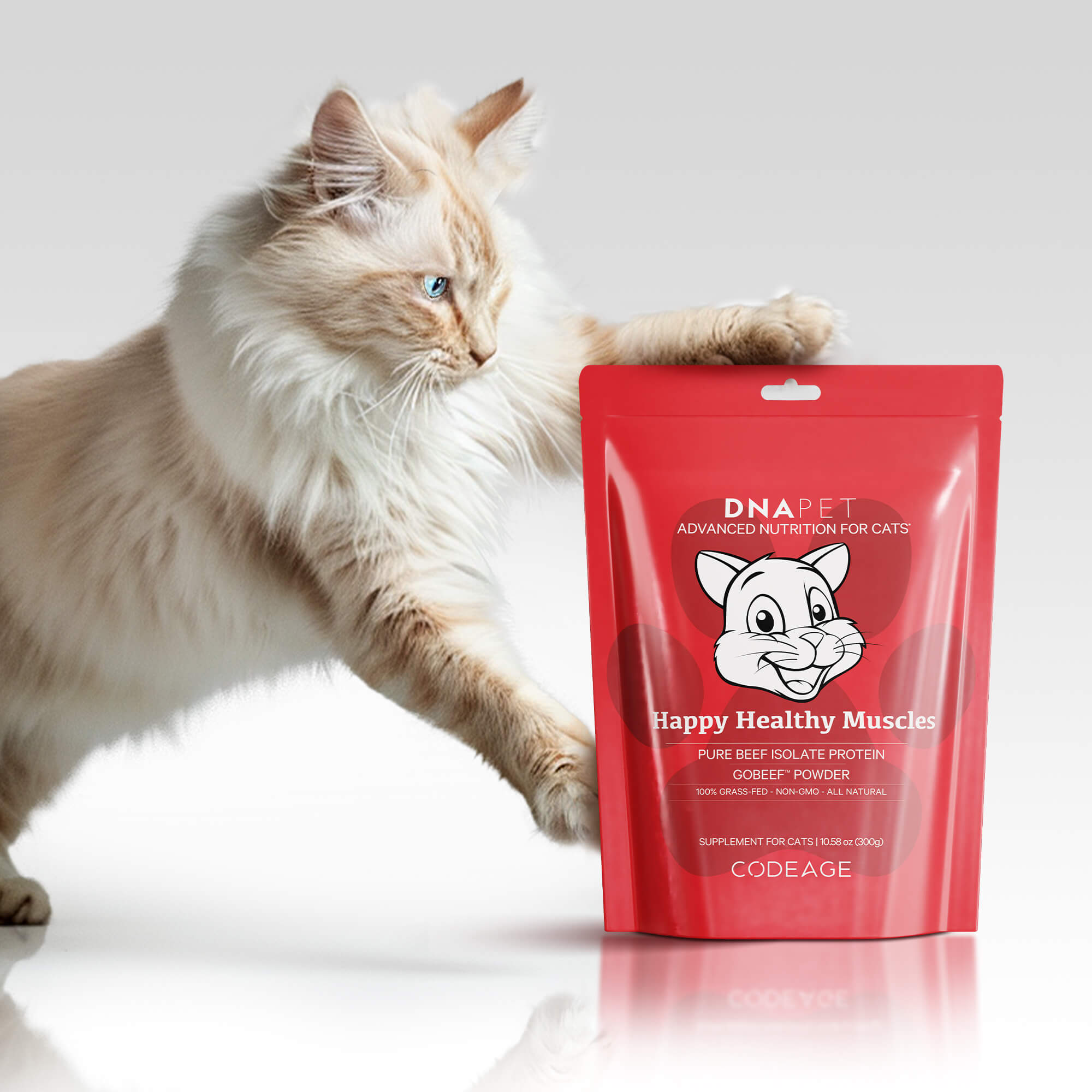 DNA PET Happy Healthy Pure Beef Isolate Proteins for Cats