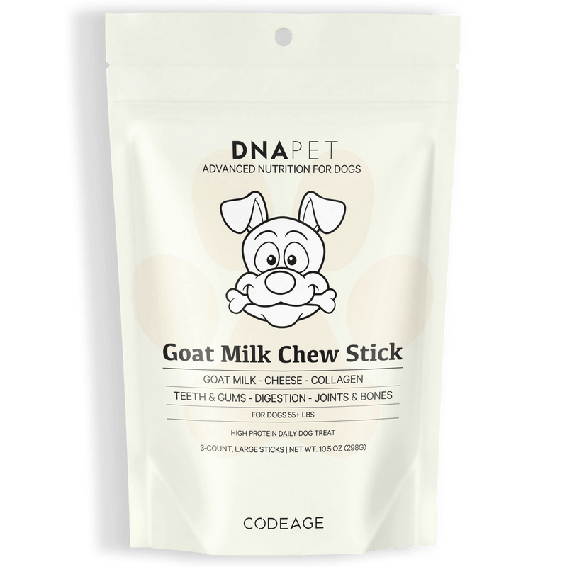 DNA PET Goat Mil Chew stick supplement for dogs