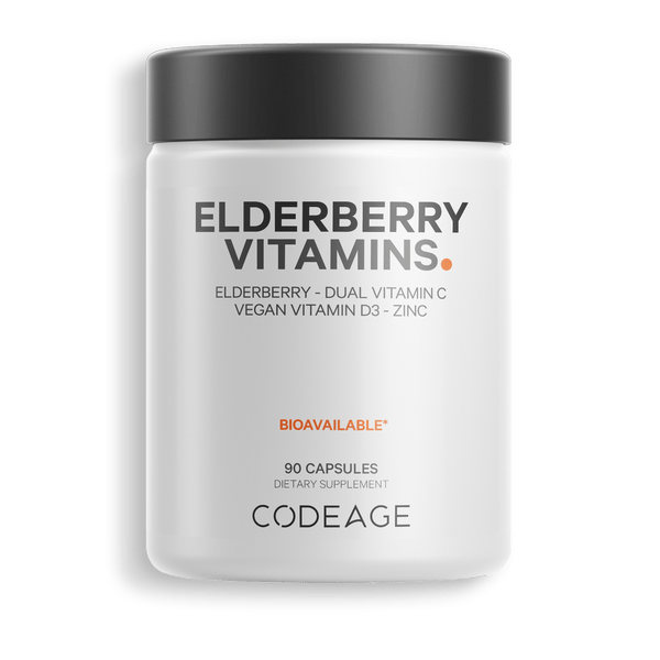 Organic Black Elderberry Vitamins Capsules