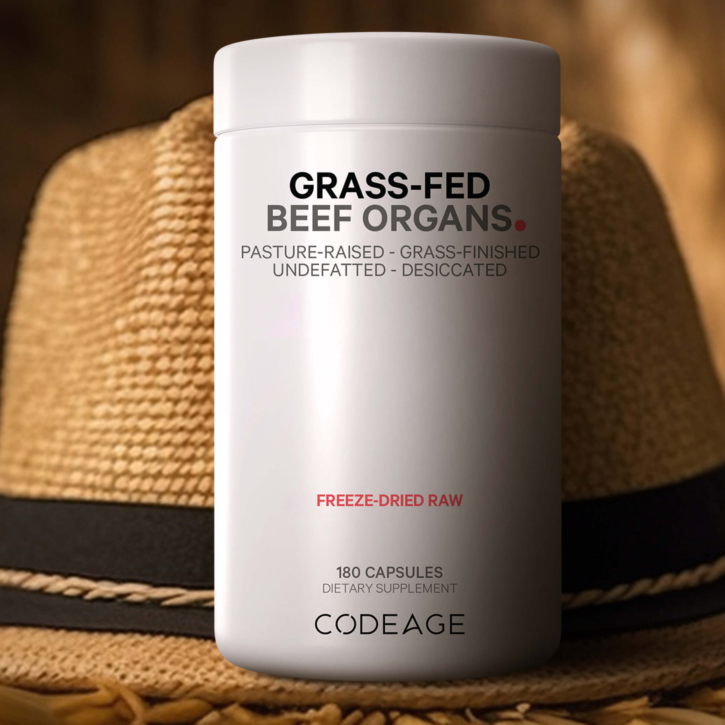 Grass Fed Pasture Raised Beef Organs Supplement Glandular Extracts Superfood organs nutrients farming