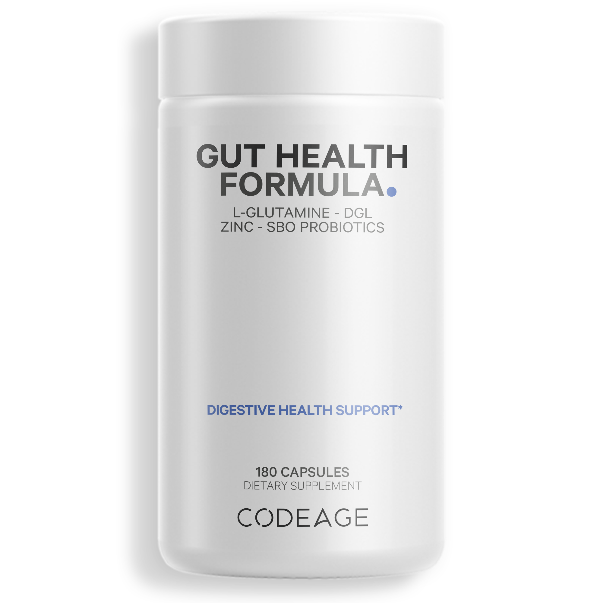 Gut Health L Glutamine Probiotics Prebiotic Supplement Digestion Digestive Capsule Codeage