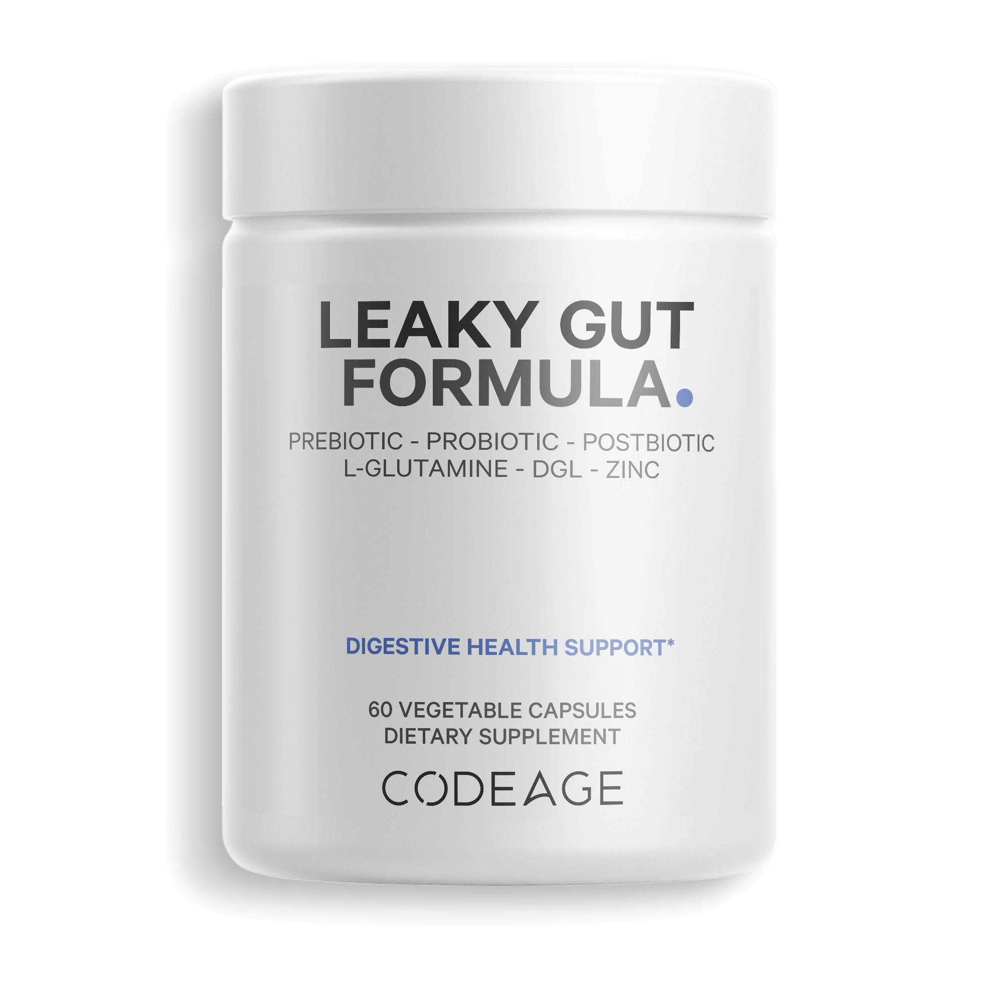 Codeage Leaky Gut, L-Glutamine for Gut Health Support, N-Acetylglucosamine Supplement