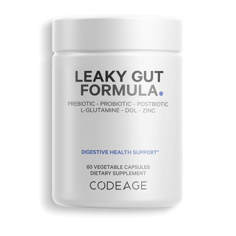 Codeage Leaky Gut, L-Glutamine for Gut Health Support, N-Acetylglucosamine Supplement