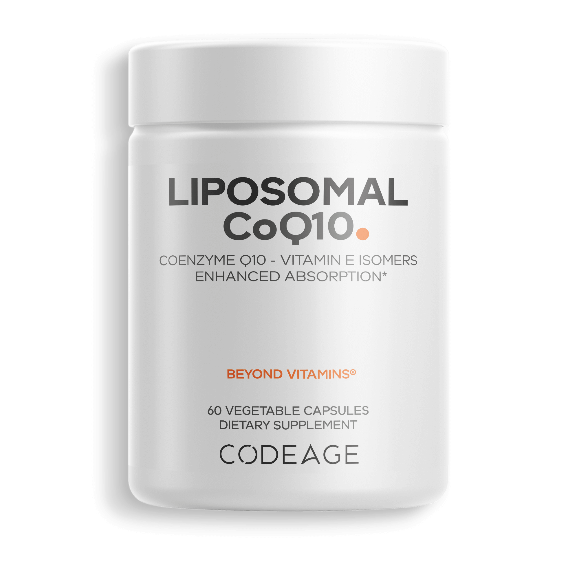 Codeage Liposomal CoQ10 supplement vitamin E isomers