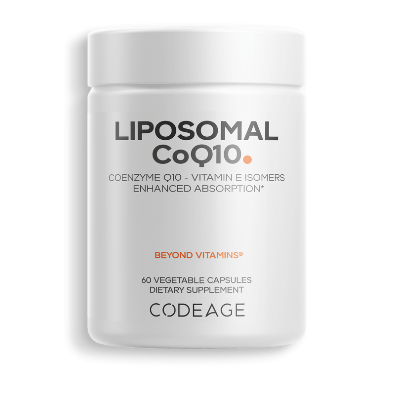 Codeage Liposomal CoQ10 supplement vitamin E isomers