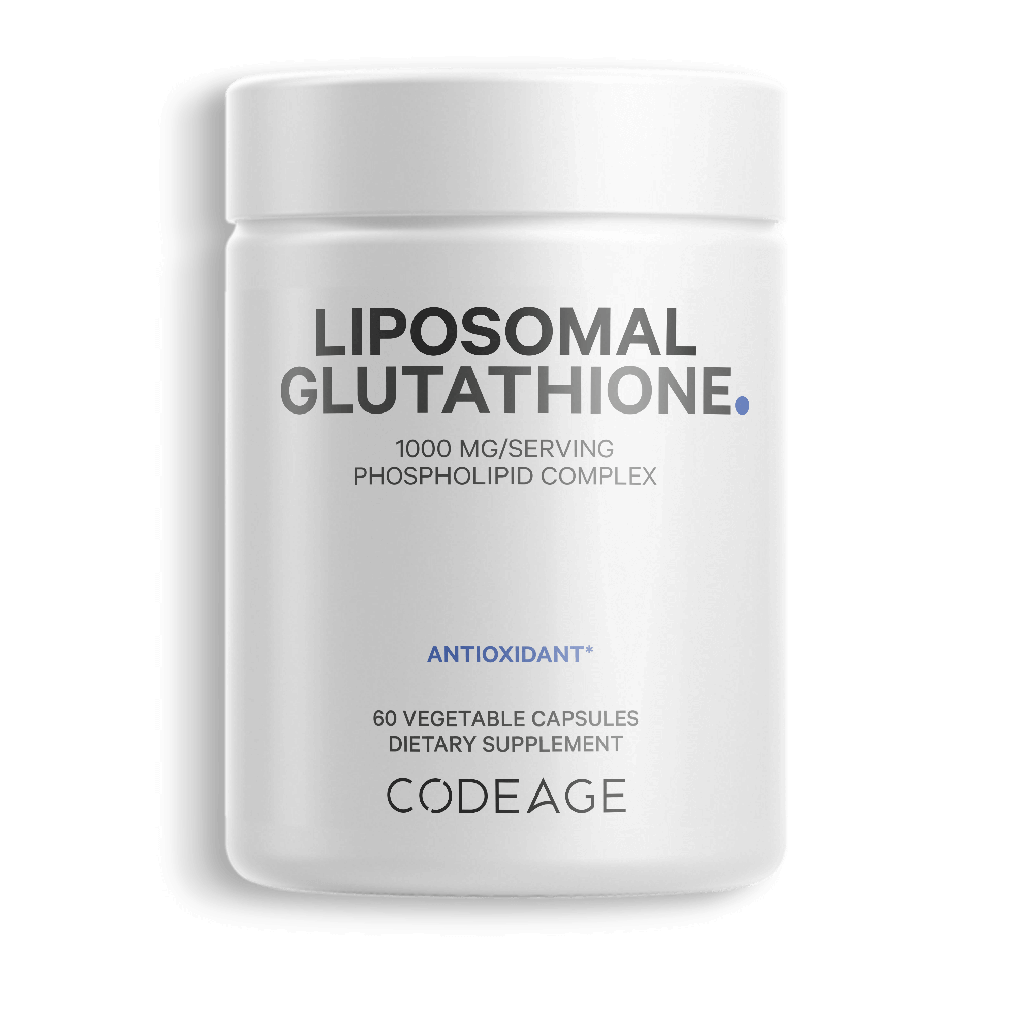 Liposomal Glutathione 1000 mg, GlutaONE™ Antioxidant Phospholipid Complex, L-Glutathione Reduced Capsules Supplement, Non-GMO Sunflower Oil & Lecithin Essential Phospholipids