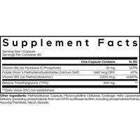 Codeage Liposomal L-Methylfolate 5-MTHF Supplement Facts