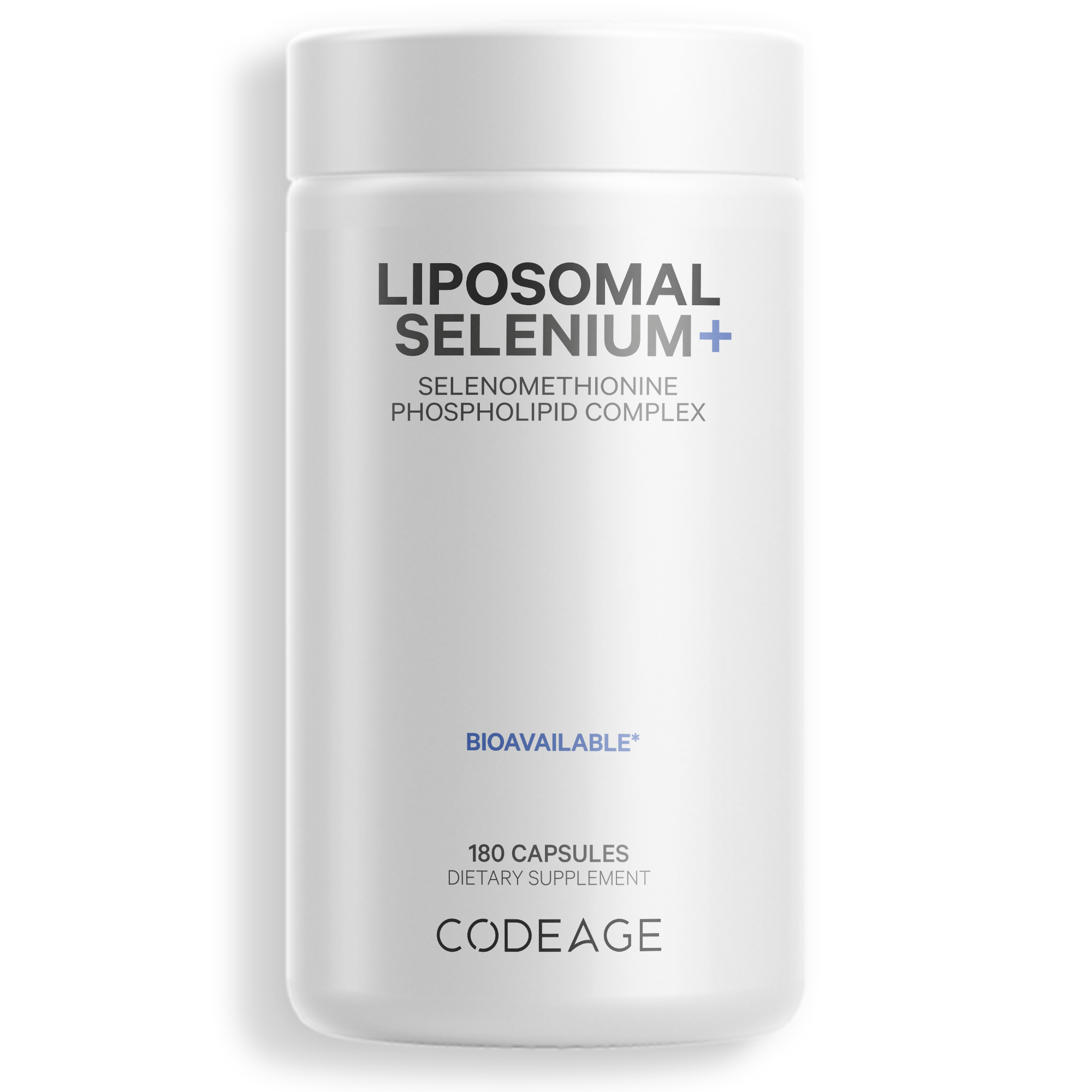 Codeage Liposomal Selenium Supplement 180 Capsules, 6-Month Supply, Trace Mineral Cofactor Selenomethionine Daily Pills With Phospholipids From Non-GMO Sunflower Oil & Lecithin, Liposomal Delivery, Vegan