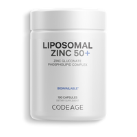 Codeage Liposomal Zinc 50mg Capsule Supplement Zinc Gluconate Vegan