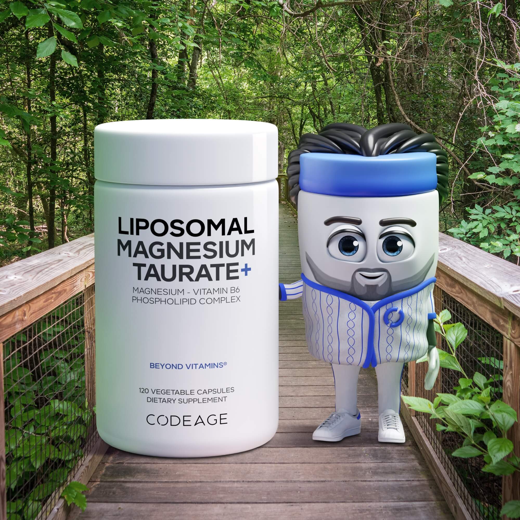 Codeage Liposomal Magnesium Taurate Supplementx