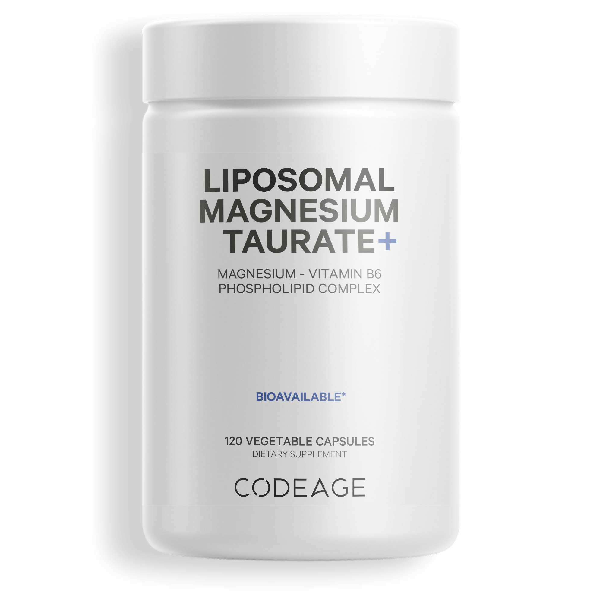 Codeage Liposomal Magnesium Taurate supplement formula