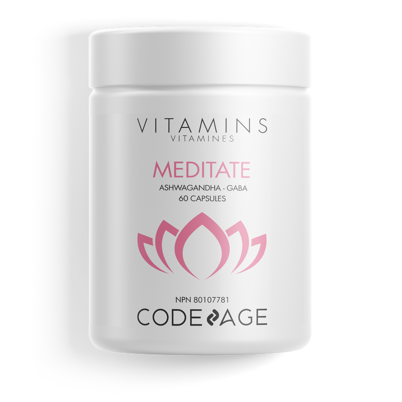 Codeage Meditate Vitamins Relaxations Ashwagandha Gaba