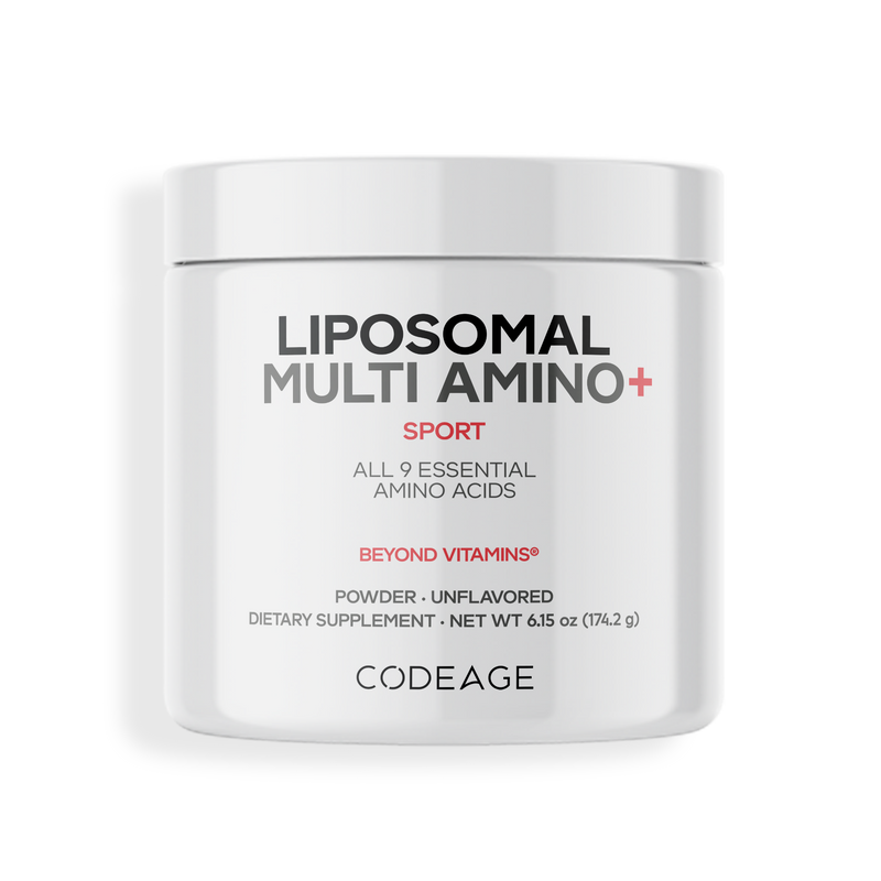 Codeage Liposomal Multi Amino Acids BCAA supplement EAA powder supplement all 9 essential amino acids