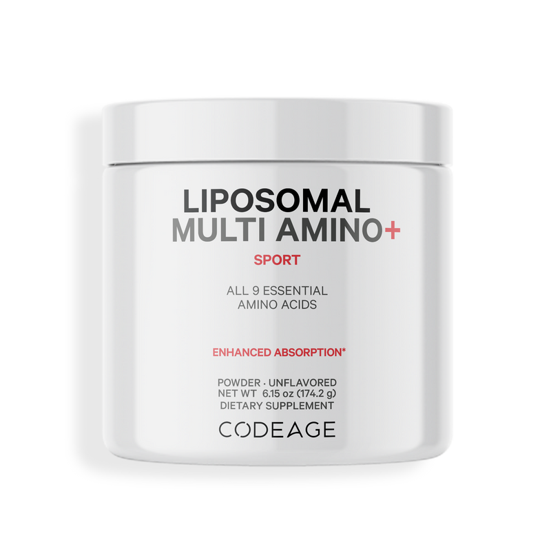 Codeage Liposomal Multi Amino Acids BCAA supplement EAA powder supplement all 9 essential amino acids