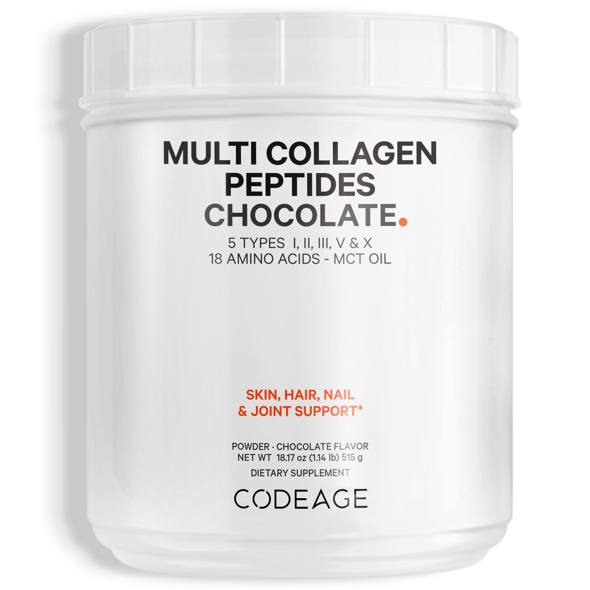 Multi Collagen Powder Chocolate Flavor 5 Types Supplement