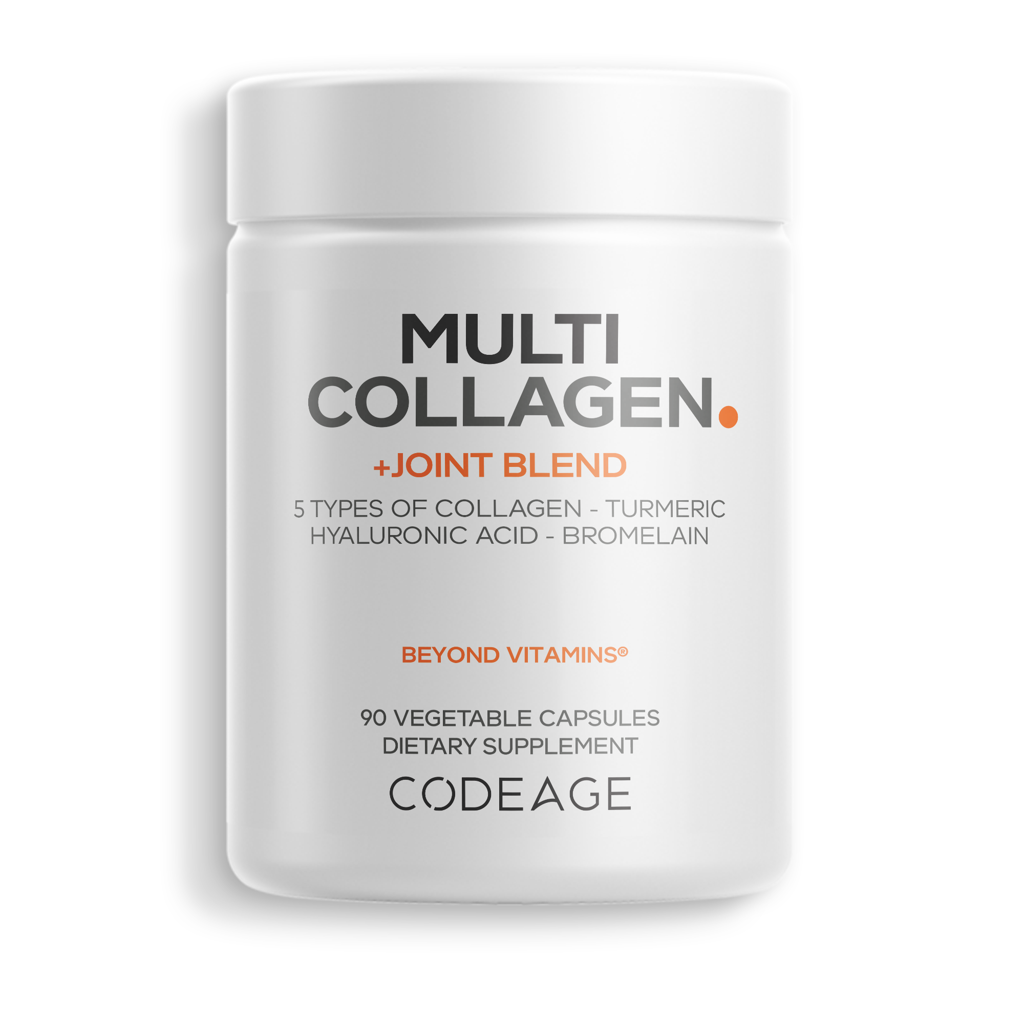 Codeage Multi Collagen + Joint Blend Capsules Supplement, Hydrolyzed Collagen Peptides Types I, II, III, V & X